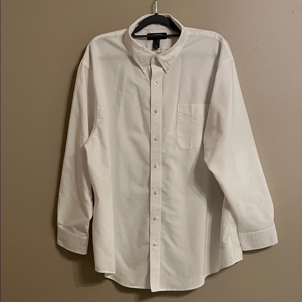 Lands' End NWOT White Button Down Shirt